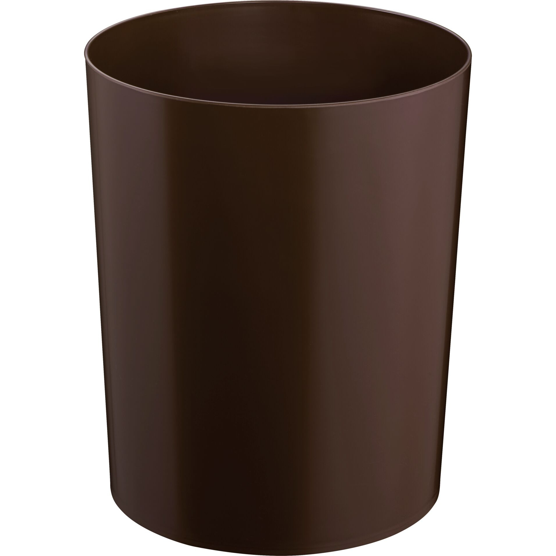 Sicherheitspapierkorb ohne Aluminium-Einsatz braun